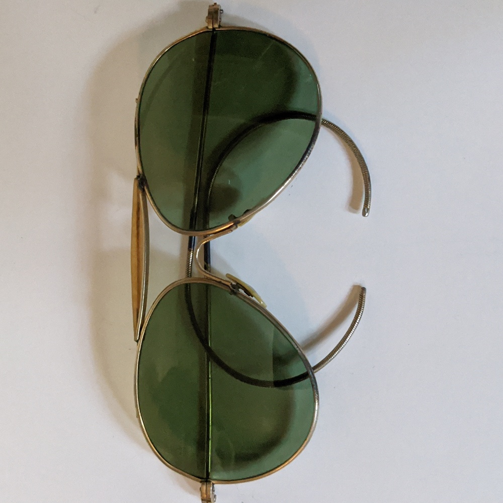 Vintage Aviator Glasses, 1940s - Picture 7 of 9